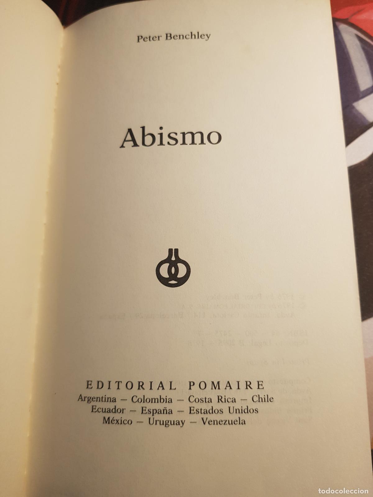 Libros de segunda mano: Abismo - Peter Benchley - Foto 2