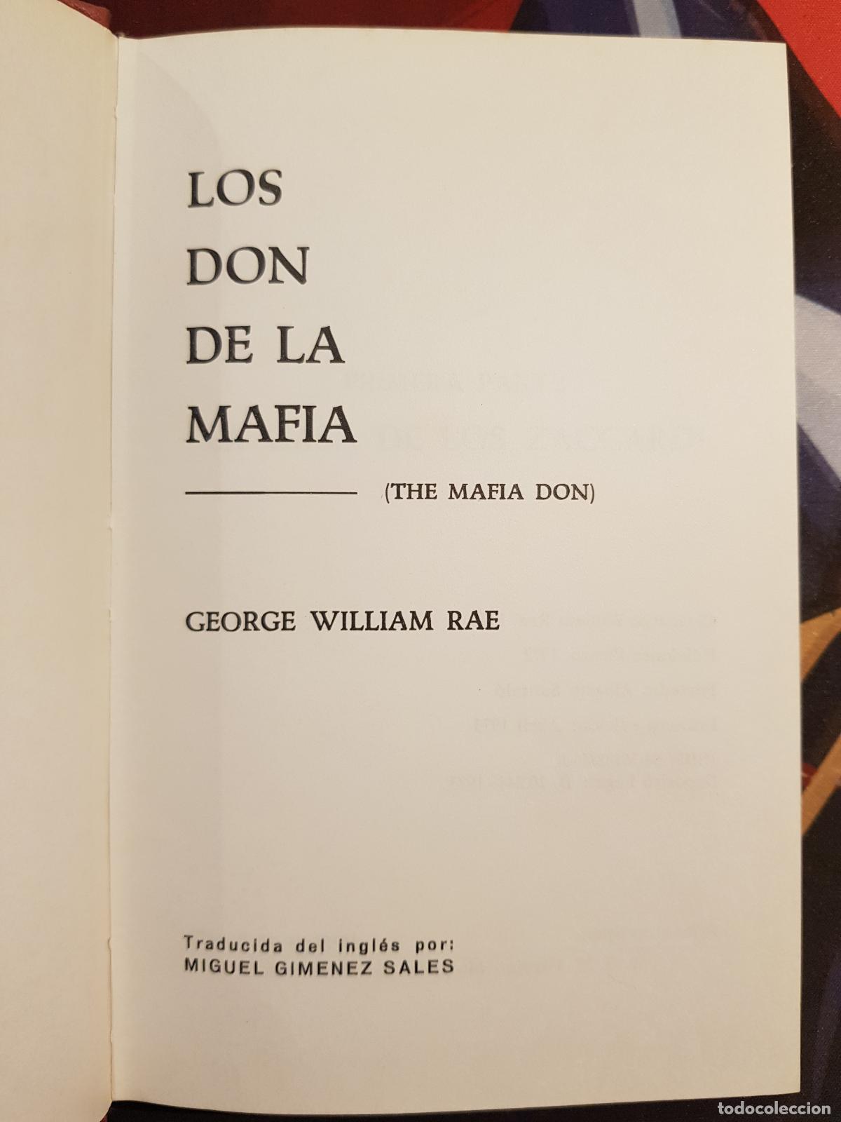 Libros de segunda mano: Los don de la mafia - George William Rae - Foto 2