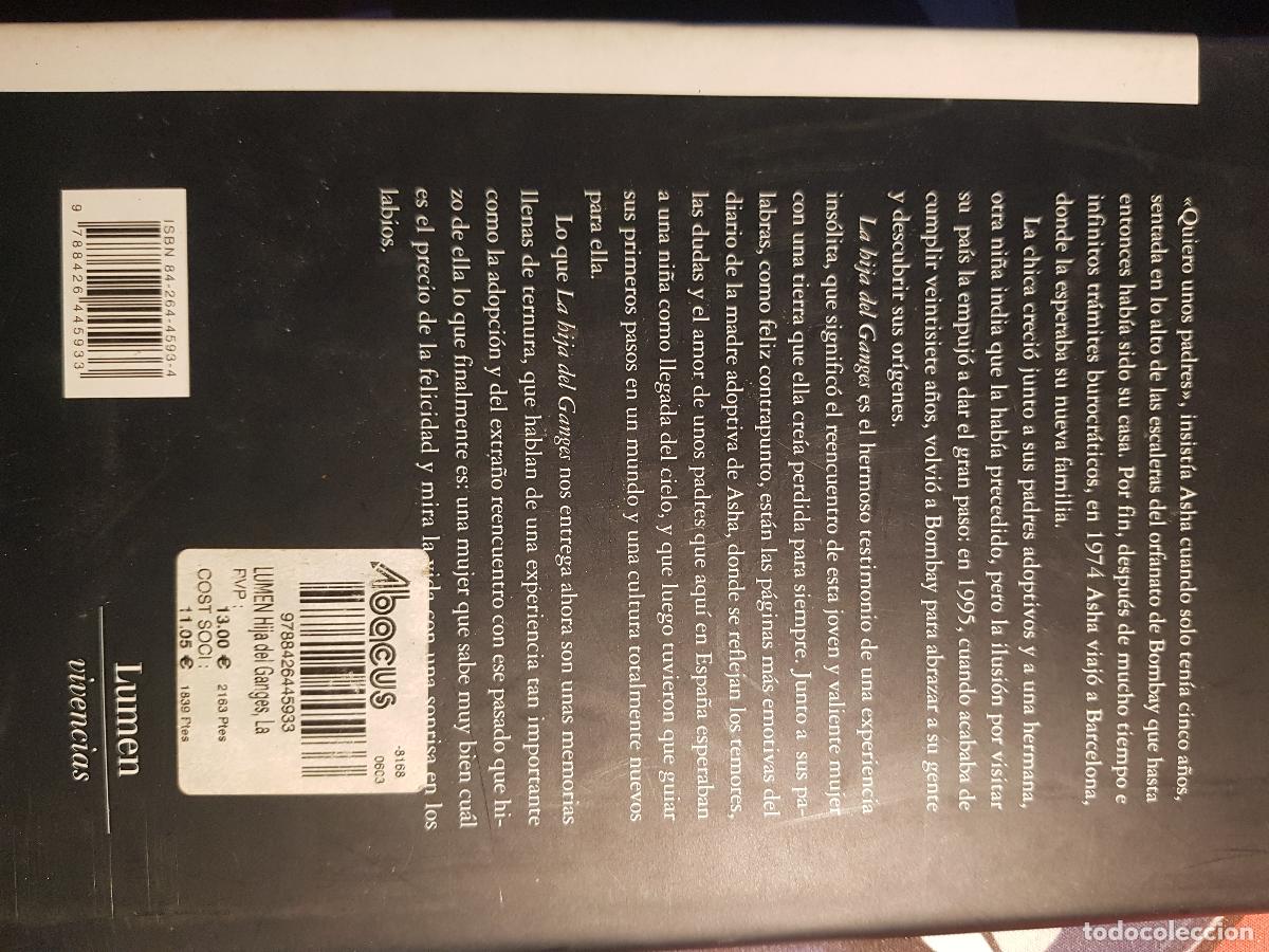 Libros de segunda mano: La hija del ganges - Asha Mir&oacute; - Foto 5