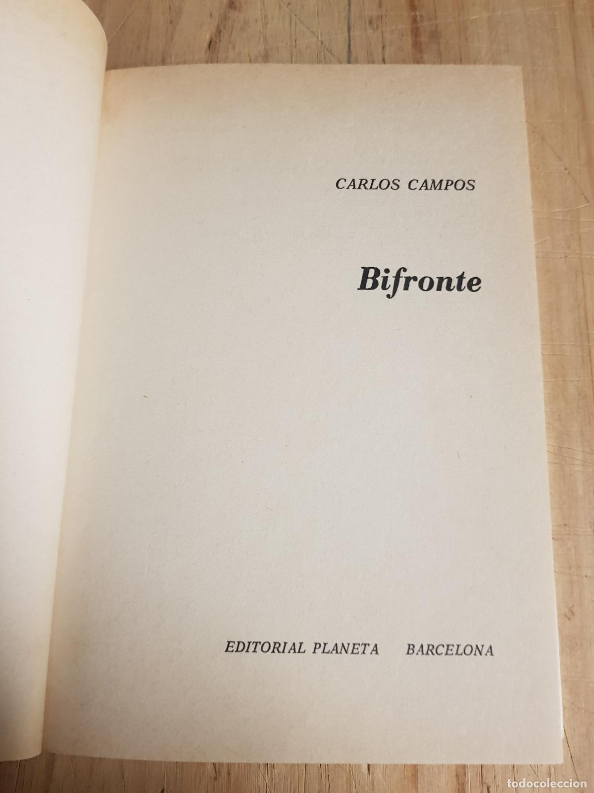 Libros de segunda mano: Bifronte - Carlos Campos - Foto 2
