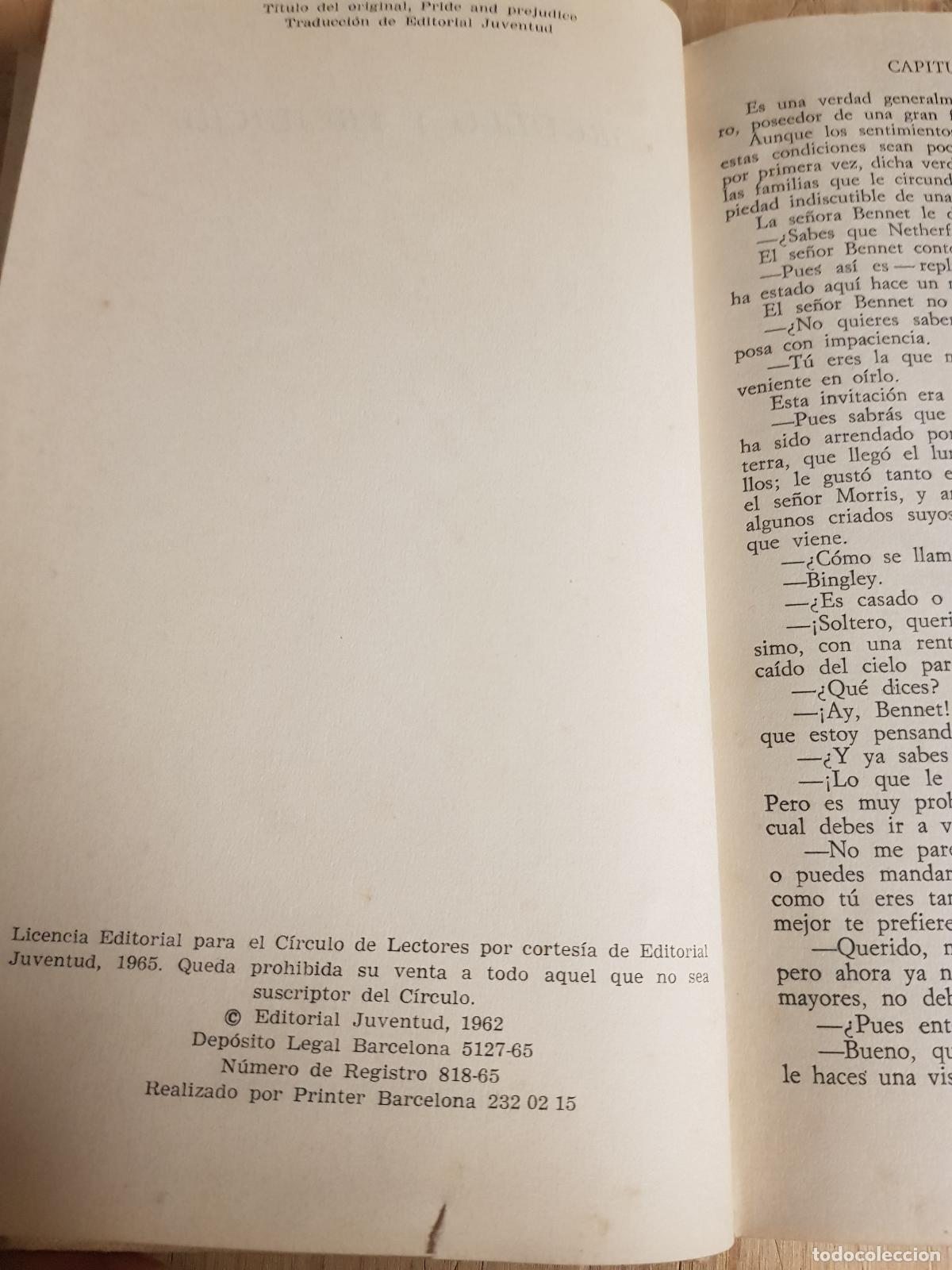 Libros de segunda mano: Orgullo y prejuicio - Jane Austen - Foto 3