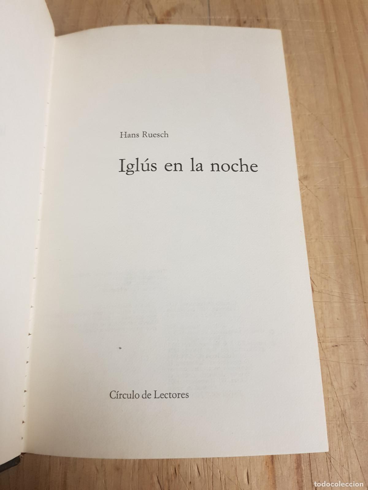 Libros de segunda mano: Igl&uacute;s en la noche - Hans Ruesch - Foto 2