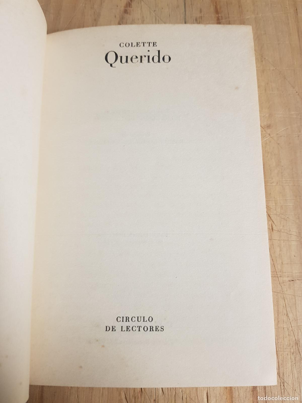 Libros de segunda mano: Querido - Colette - Foto 4