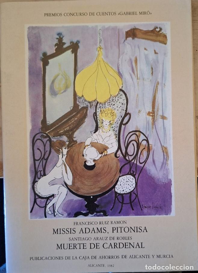Libri di seconda mano: MISSIS ADAMS, PITONISA. MUERTE DE CARDENAL. - RUIZ RAMON/ARAUZ DE ROBLES, Francisco/Santiago.