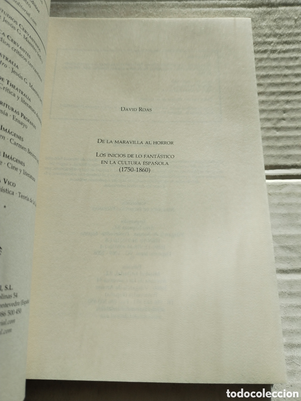 Libros de segunda mano: DE LA MARAVILLA AL HORROR/DAVID ROAS - Foto 2