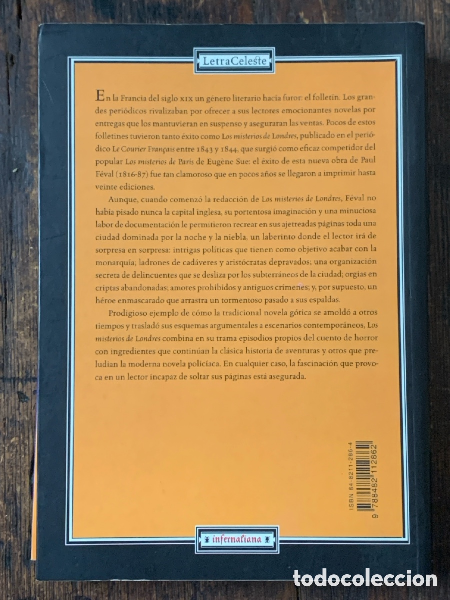 Libros de segunda mano: Los Misterios de Londres, Paul F&eacute;val - CELESTE 2000 - Foto 4