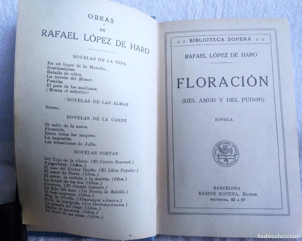 Libros de segunda mano: Floraci&oacute;n (del amor y del p&uacute;dor) - Foto 3