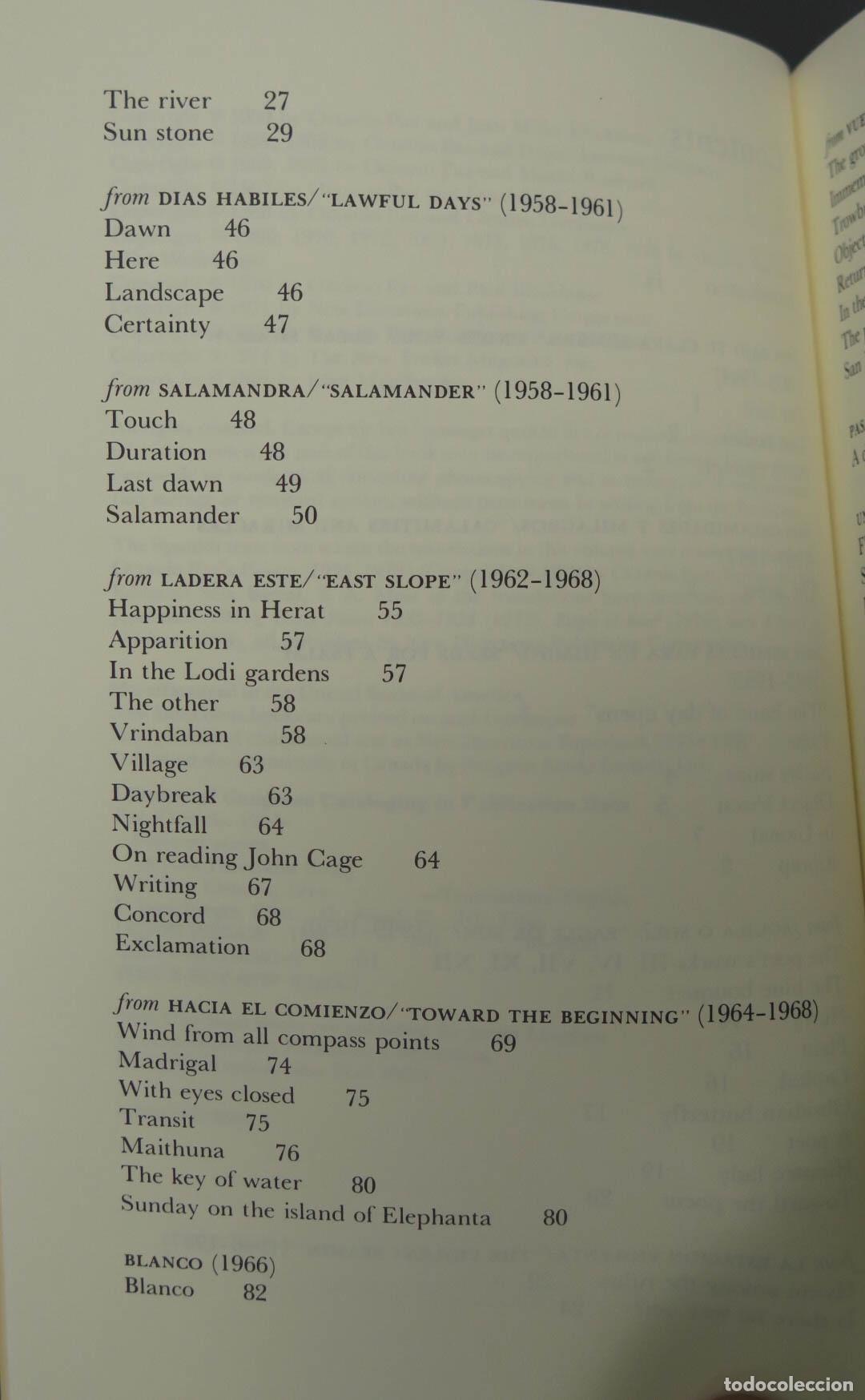 Libros de segunda mano: Selected Poems. OCTAVIO PAZ - Foto 3