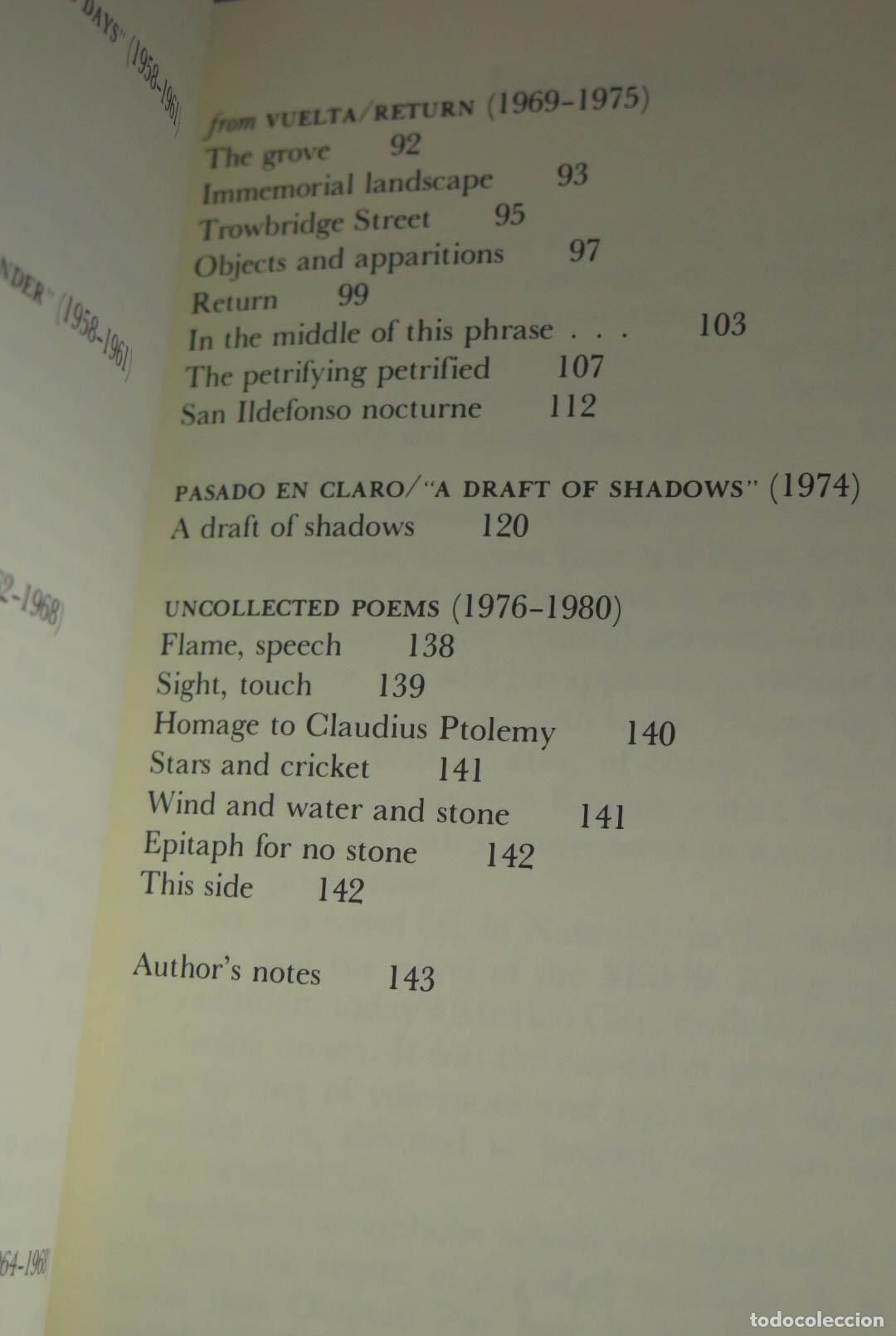 Libros de segunda mano: Selected Poems. OCTAVIO PAZ - Foto 4