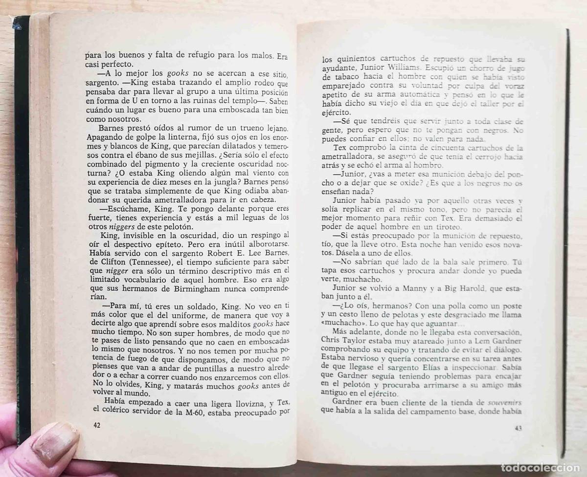 Libros de segunda mano: Platoon (Dale A. Dye) Planeta 1987. - Foto 3