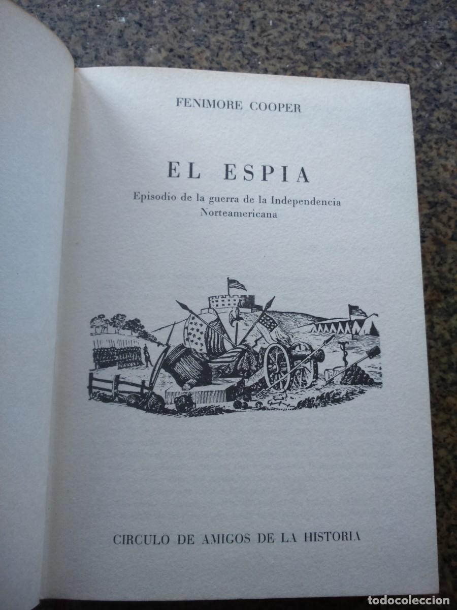 Libros de segunda mano: EL ESPIA -- FENIMORE COOPER -- 1970 -- - Foto 1