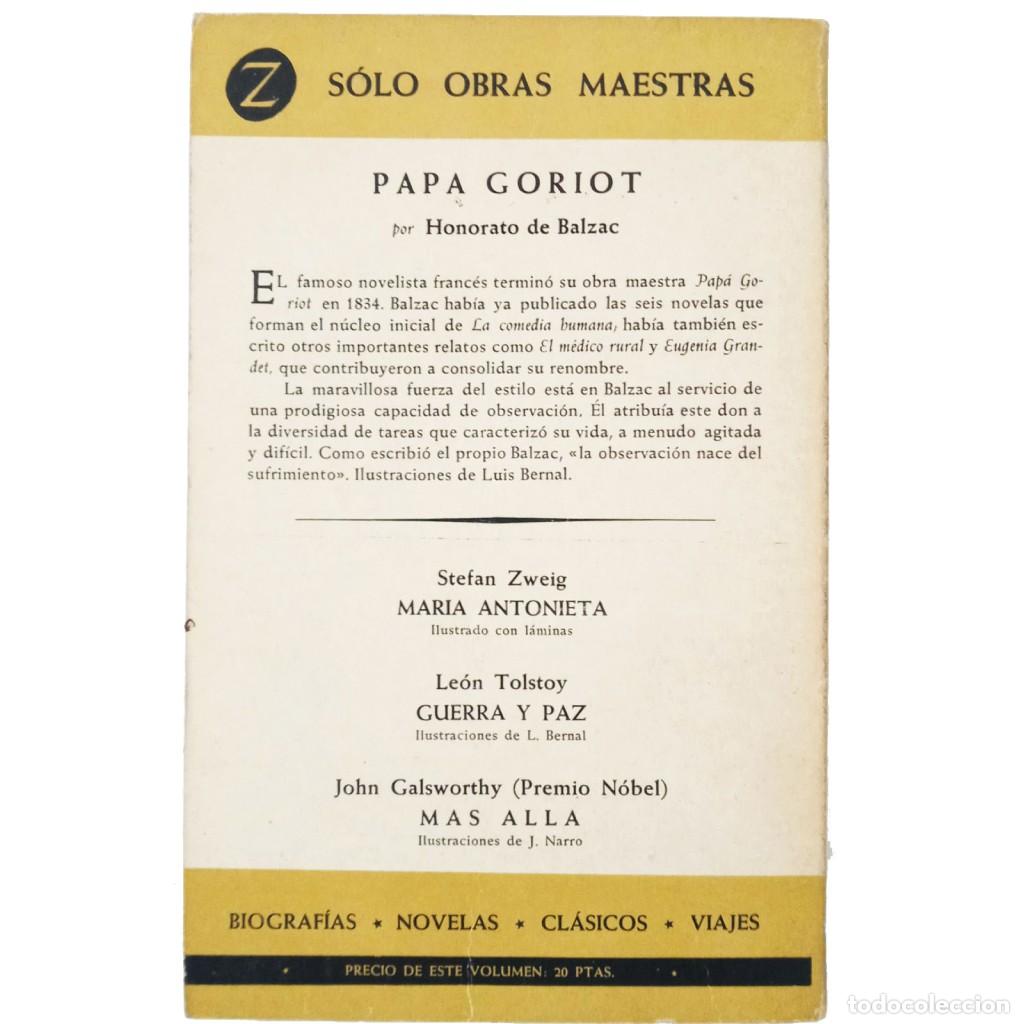Libros de segunda mano: PAP&Aacute; GORIOT. Balzac, Honorato de - Foto 2