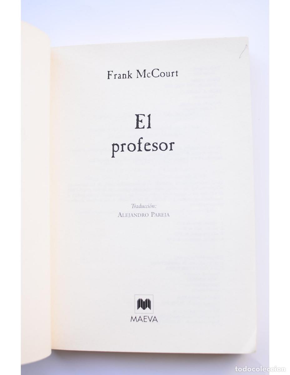 Libros de segunda mano: El profesor - McCourt, Frank - Foto 2