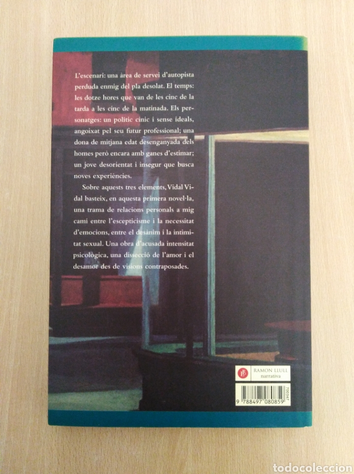 Libros de segunda mano: ESPERAR&Eacute; EL DIA I LA NIT. Vidal Vidal. Edici&oacute;n en catal&aacute;n. - Foto 2