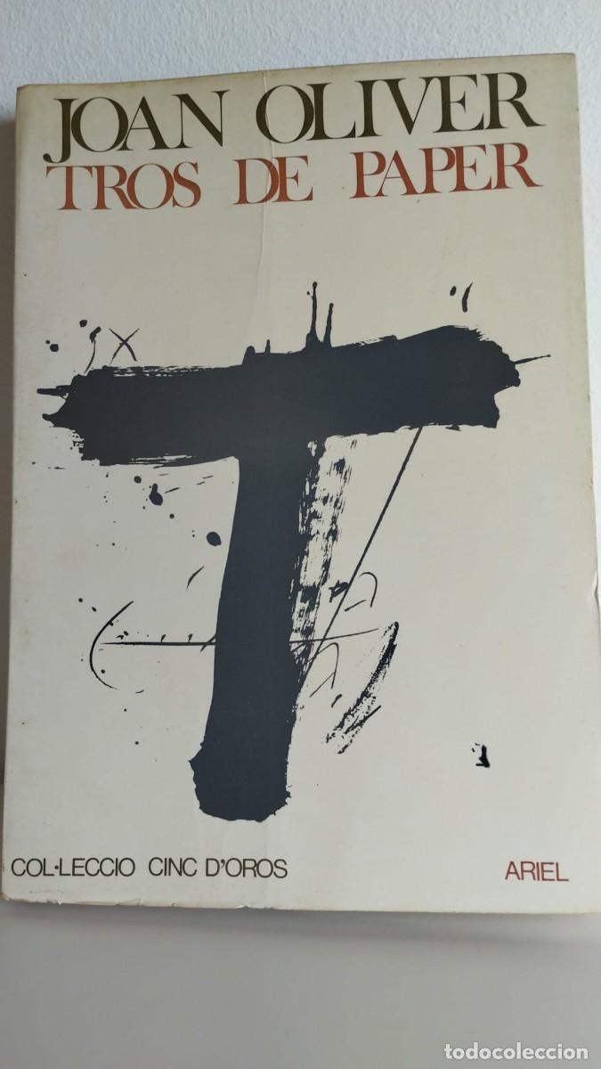 Libros de segunda mano: Tros de paper (Joan Oliver) - Foto 1