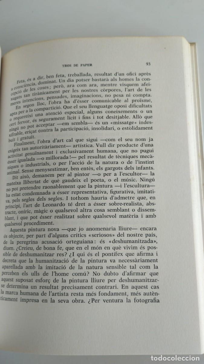 Libros de segunda mano: Tros de paper (Joan Oliver) - Foto 4