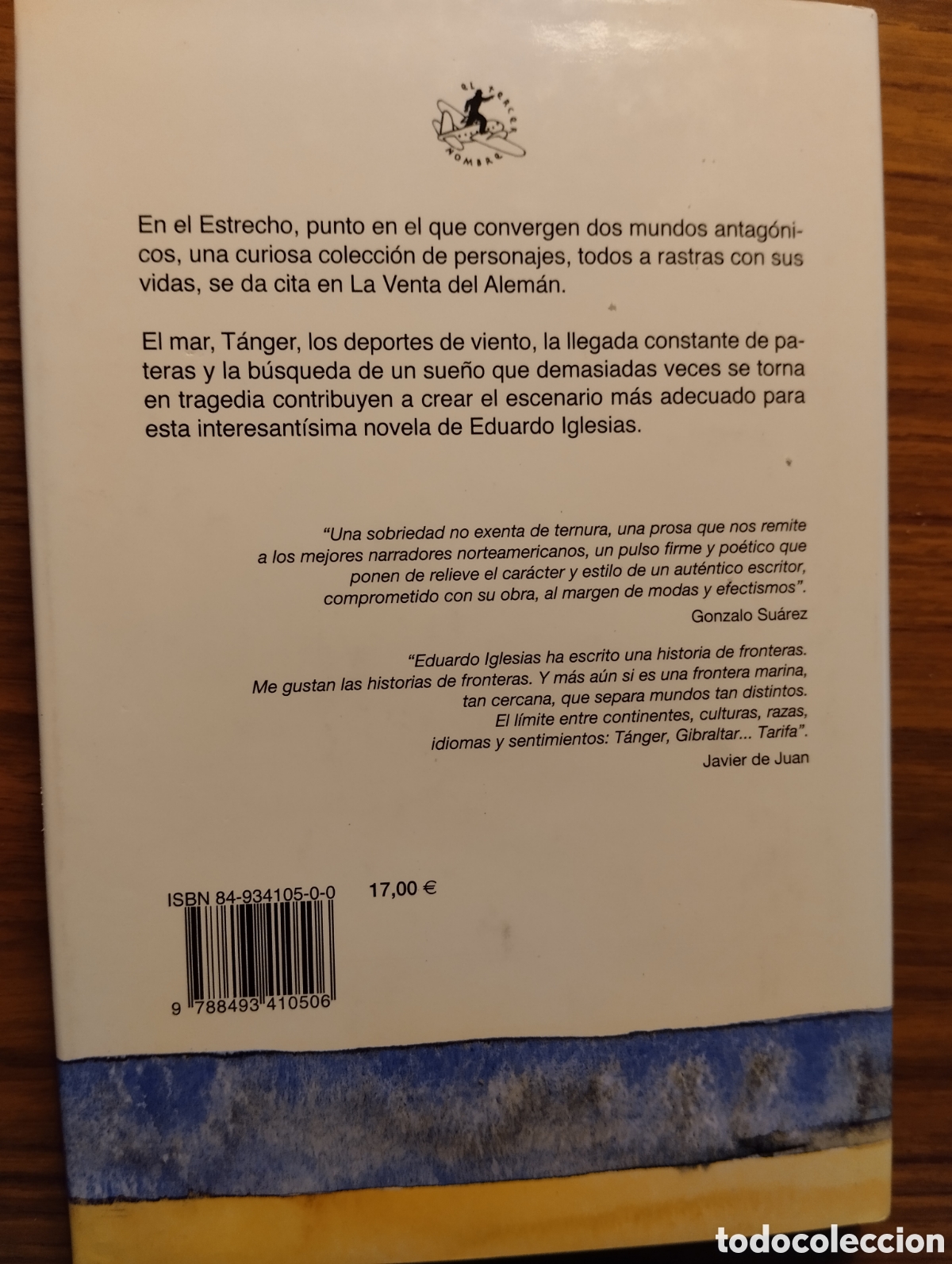 Libros de segunda mano: Tarifa, La venta del Alem&aacute;n, Eduardo Iglesias - Foto 2