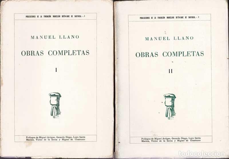 Libros de segunda mano: Obras Completas. 2 tomos - Manuel Llano - Foto 1