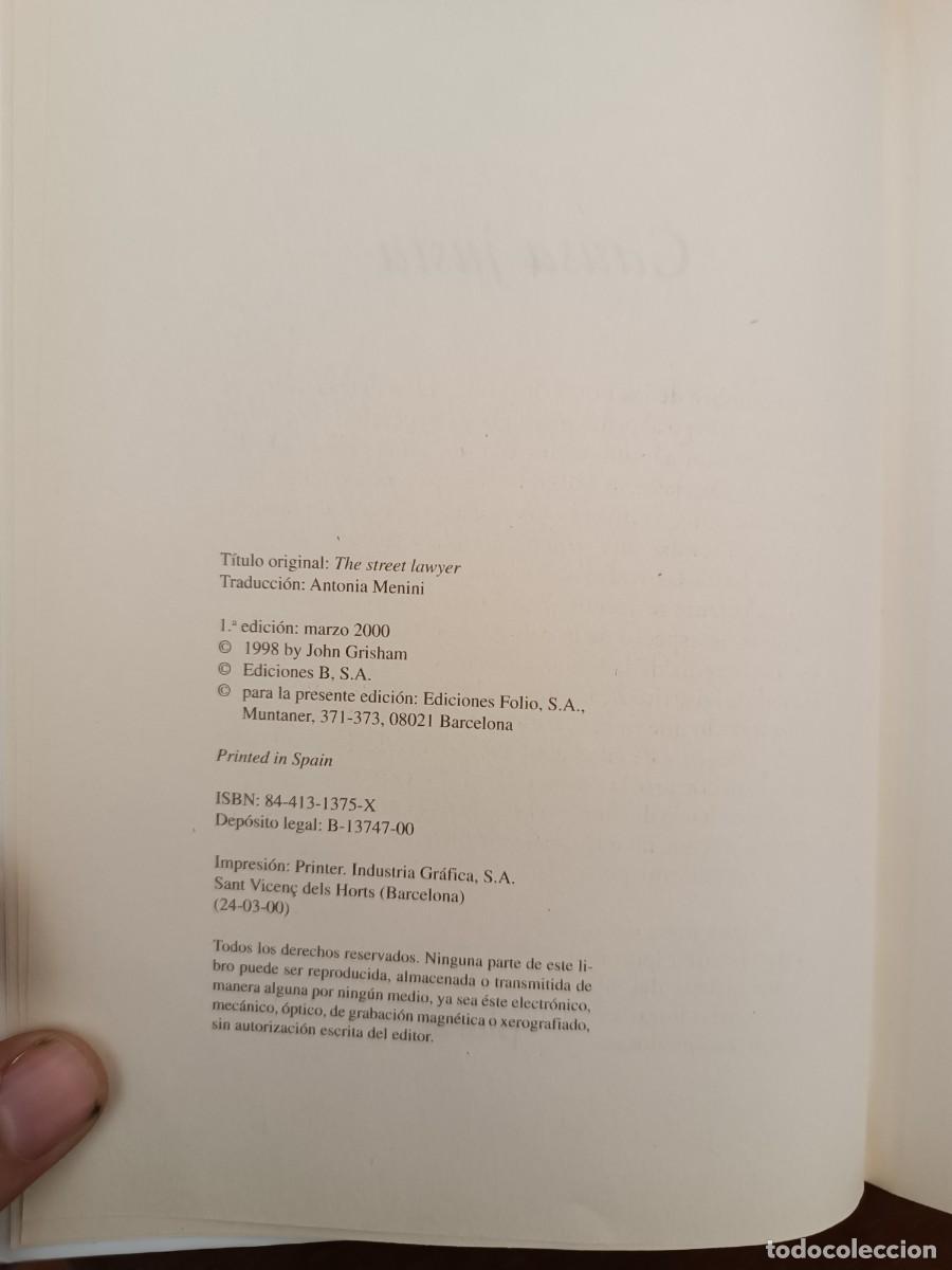 Libros de segunda mano: Causa Justa John Grisham - Foto 2