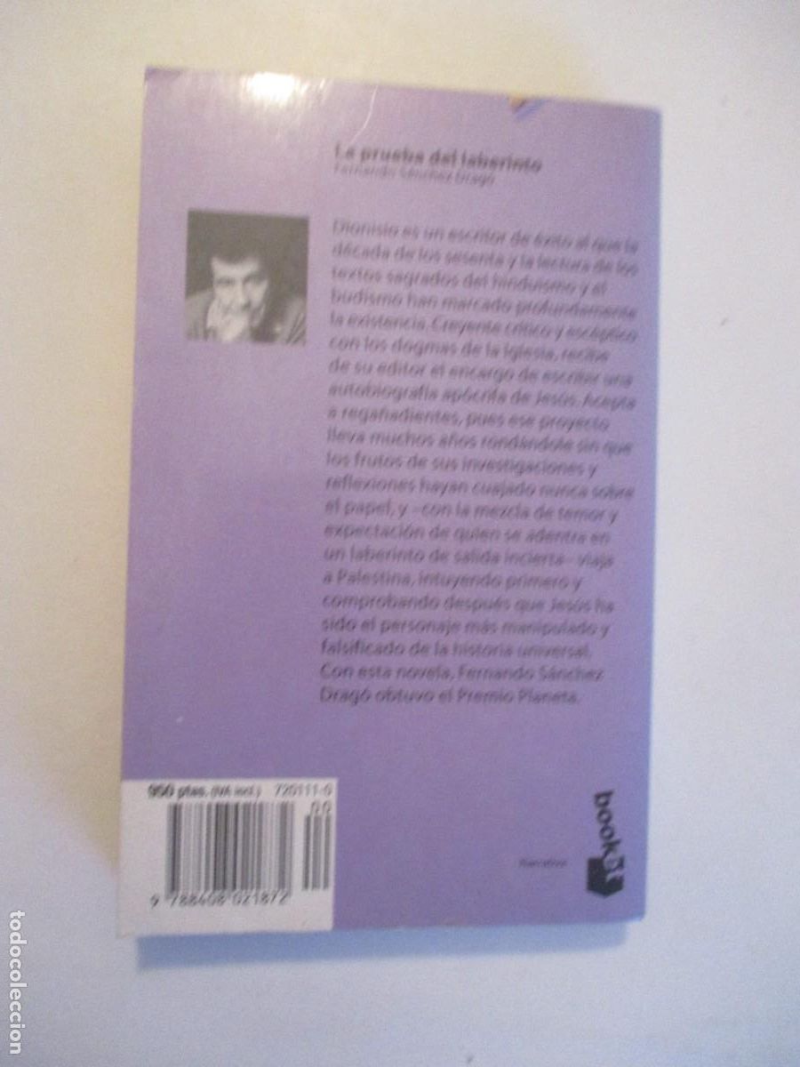 Libros de segunda mano: FERNANDO S&Aacute;NCHEZ DRAG&Oacute; La prueba del laberinto W25716 - Foto 2