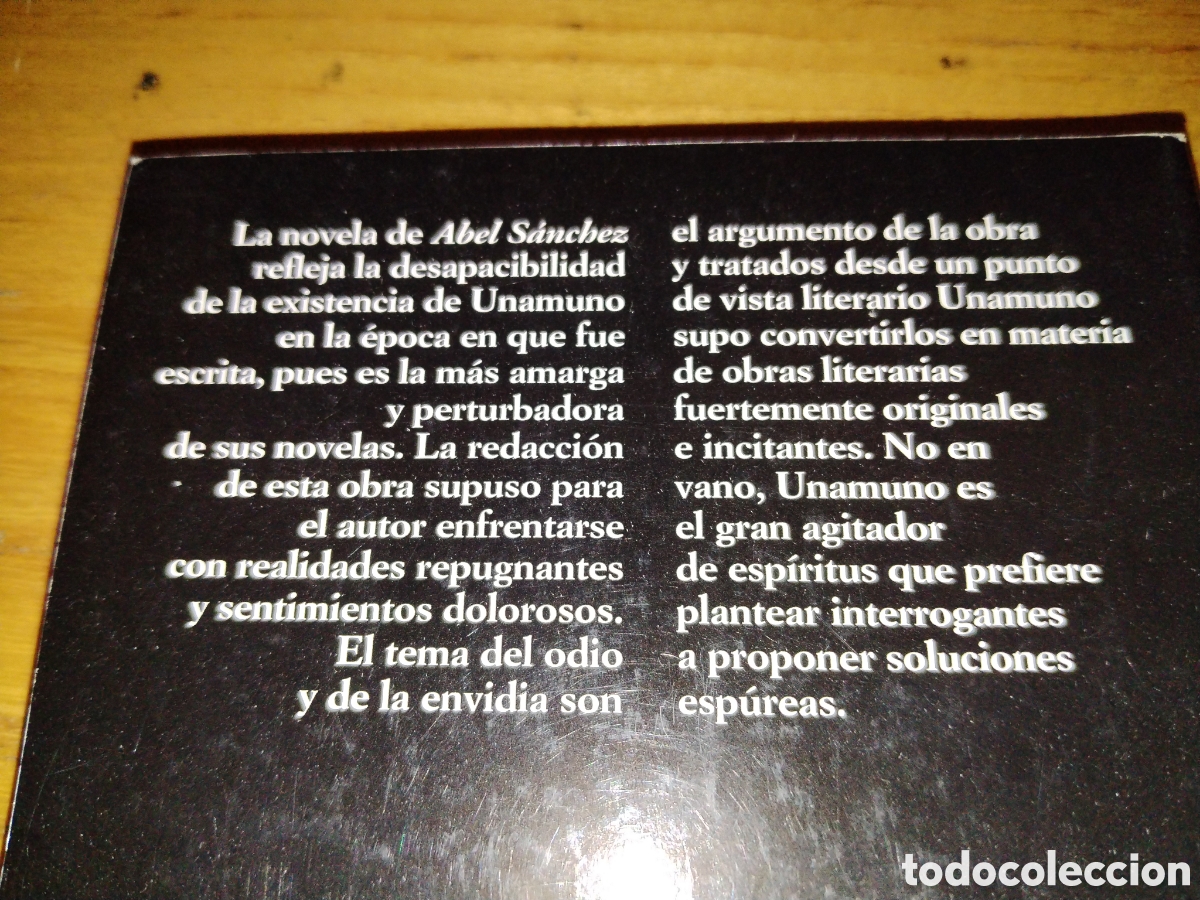Libros de segunda mano: Abel S&aacute;nchez. Miguel de Unamuno. C&aacute;tedra - Foto 2