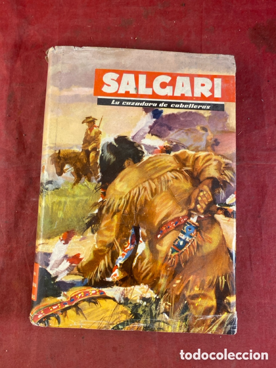 Libros de segunda mano: SALGARI. LA CAZADORA DE CABELLERAS - Foto 1