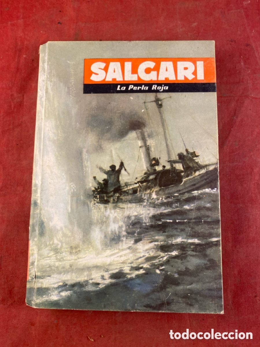 Libros de segunda mano: SALGARI. LA PERLA ROJA - Foto 1