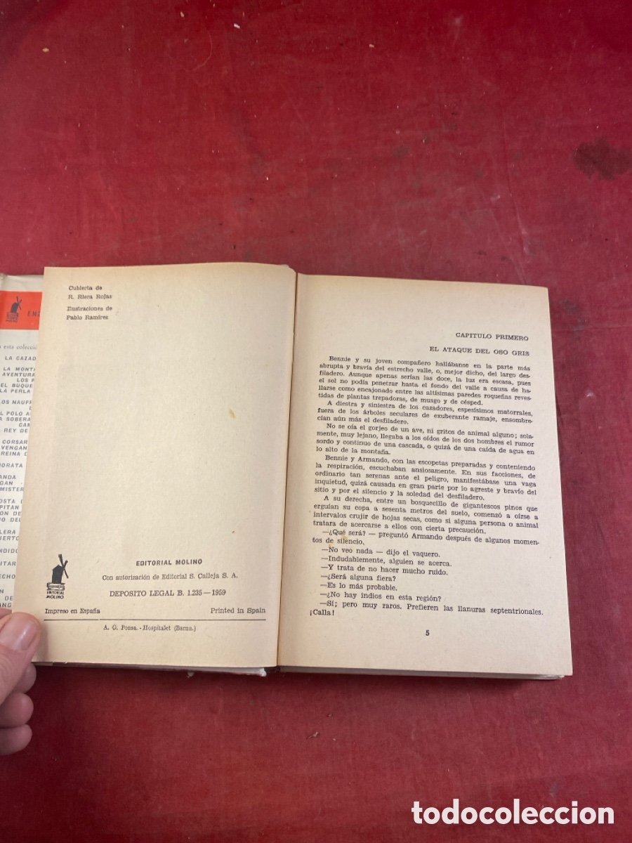 Libros de segunda mano: SALGARI. LOS MINEROS DE ALASKA - Foto 3