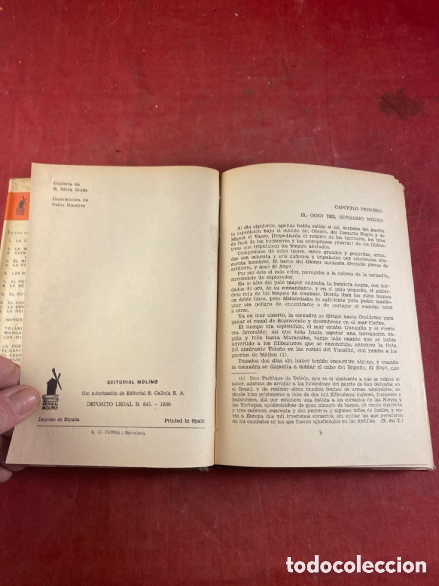 Libros de segunda mano: SALGARI. LA VENGANZA - Foto 3