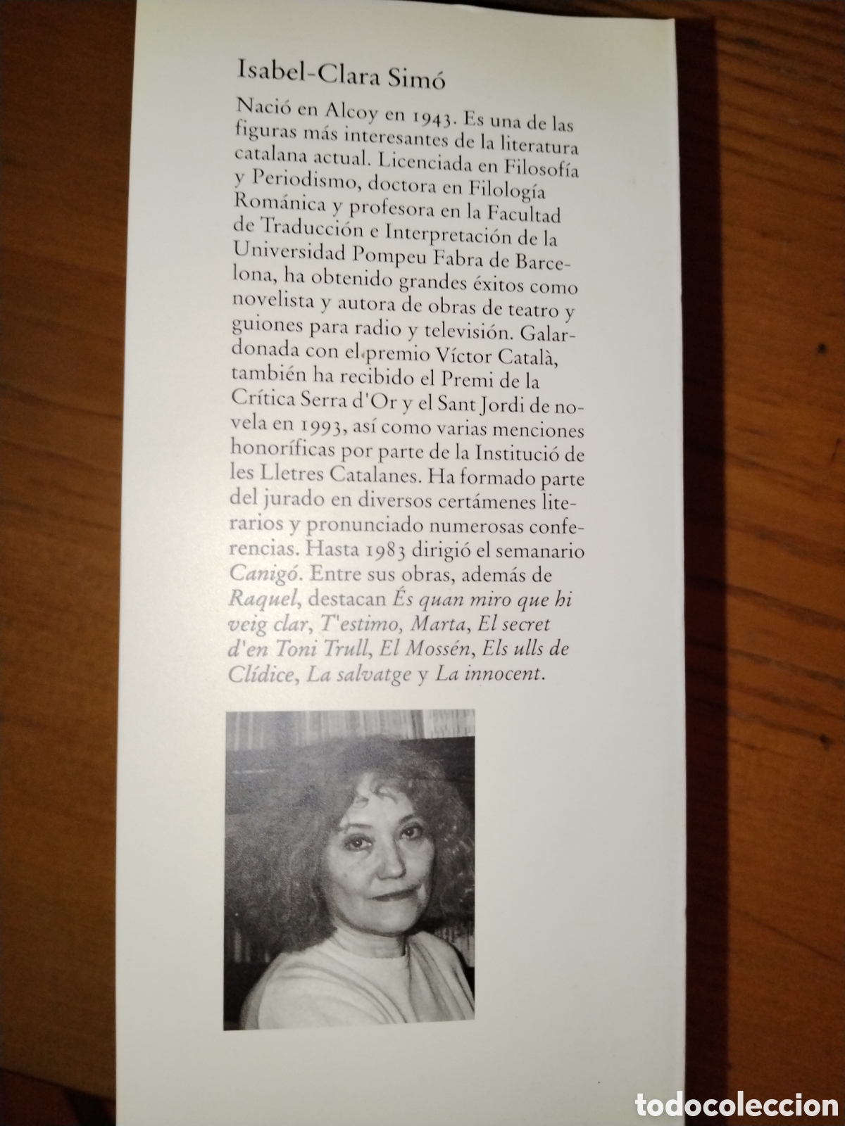 Libros de segunda mano: Raquel. Isabel-Clara Sim&oacute; - Foto 4