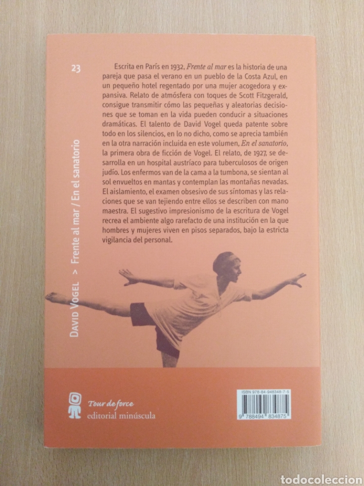 Libros de segunda mano: FRENTE AL MAR / EN EL SANATORIO. David Vogel - Foto 2
