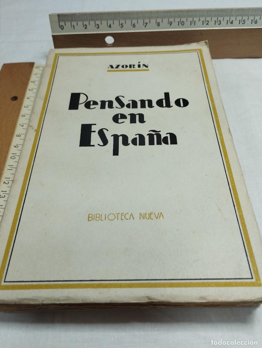 Libros de segunda mano: Pensando en Espa&ntilde;a. Azor&iacute;n, 1940 - Foto 1