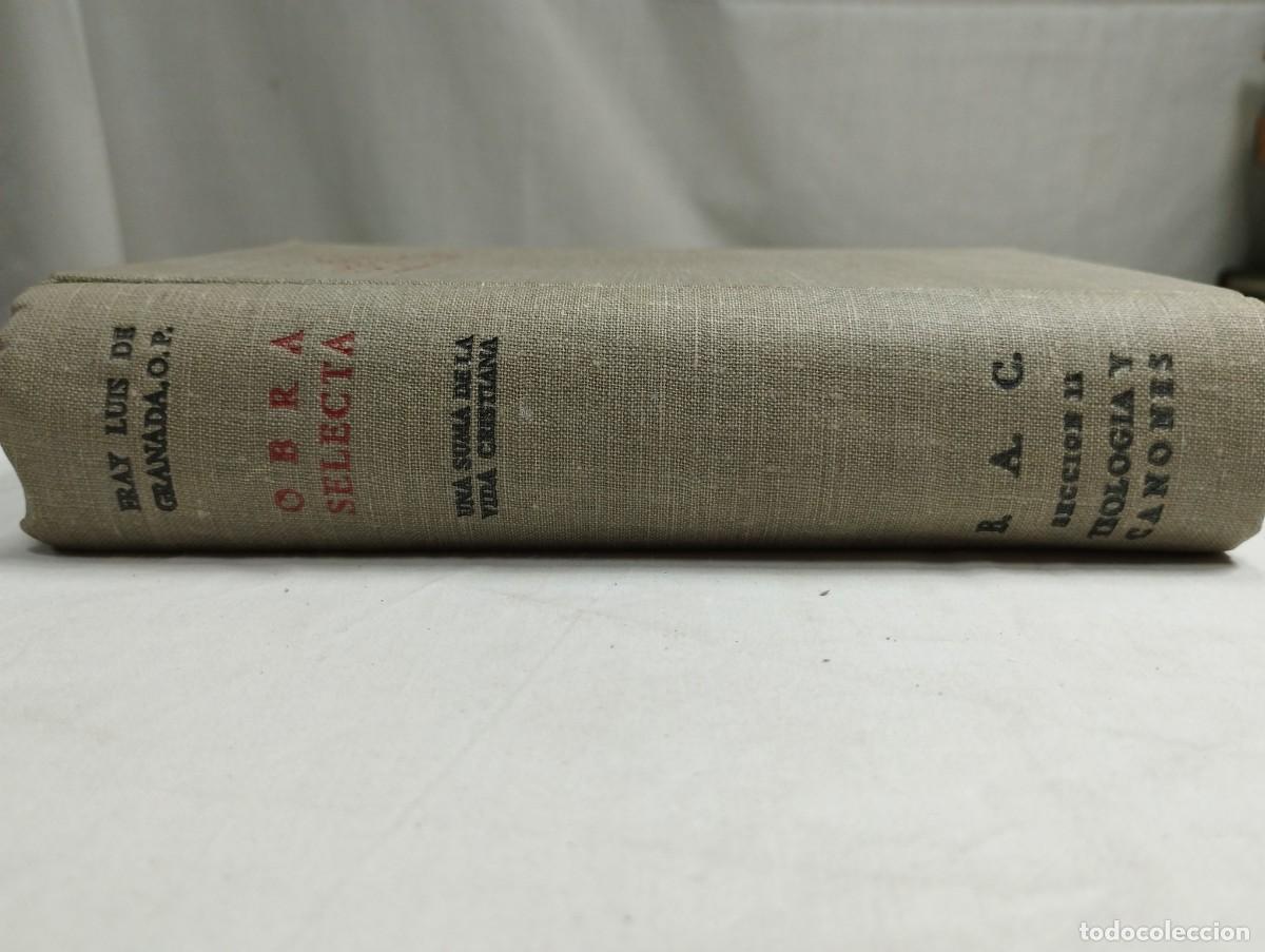 Libros de segunda mano: Obra selecta. Fray Luis de Granada, 1947 - Foto 3