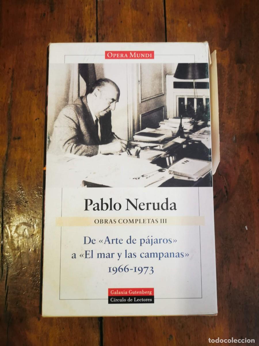 Libros de segunda mano: NERUDA, Pablo. Obras completas: [5 Vol.] - Foto 6