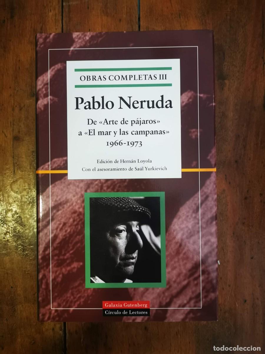 Libros de segunda mano: NERUDA, Pablo. Obras completas: [5 Vol.] - Foto 7