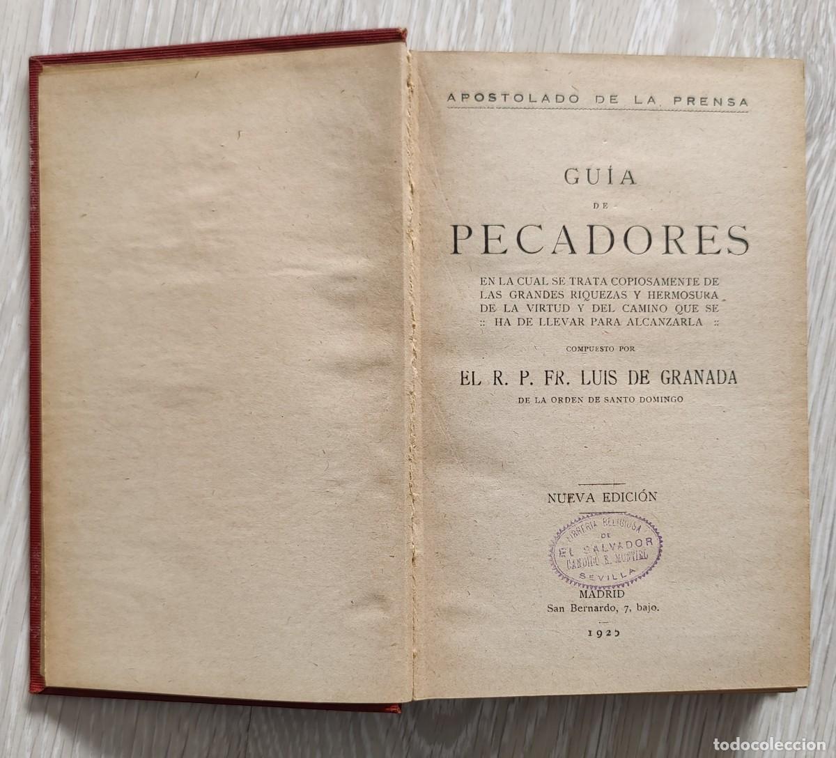Libros de segunda mano: Libro Guia de Pecadores - Foto 3