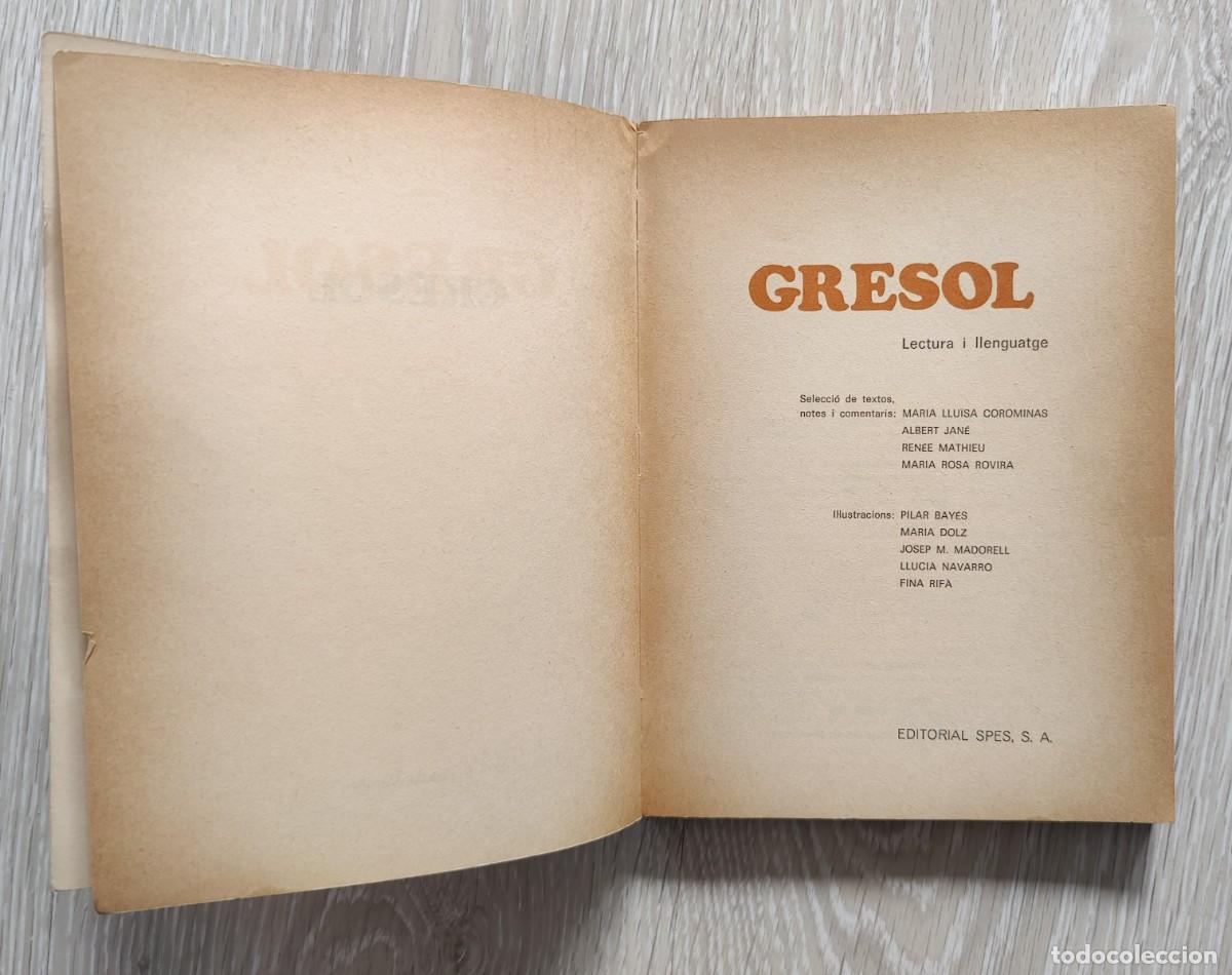 Libros de segunda mano: Libro Gresol Lectura i Llenguatge - Foto 3