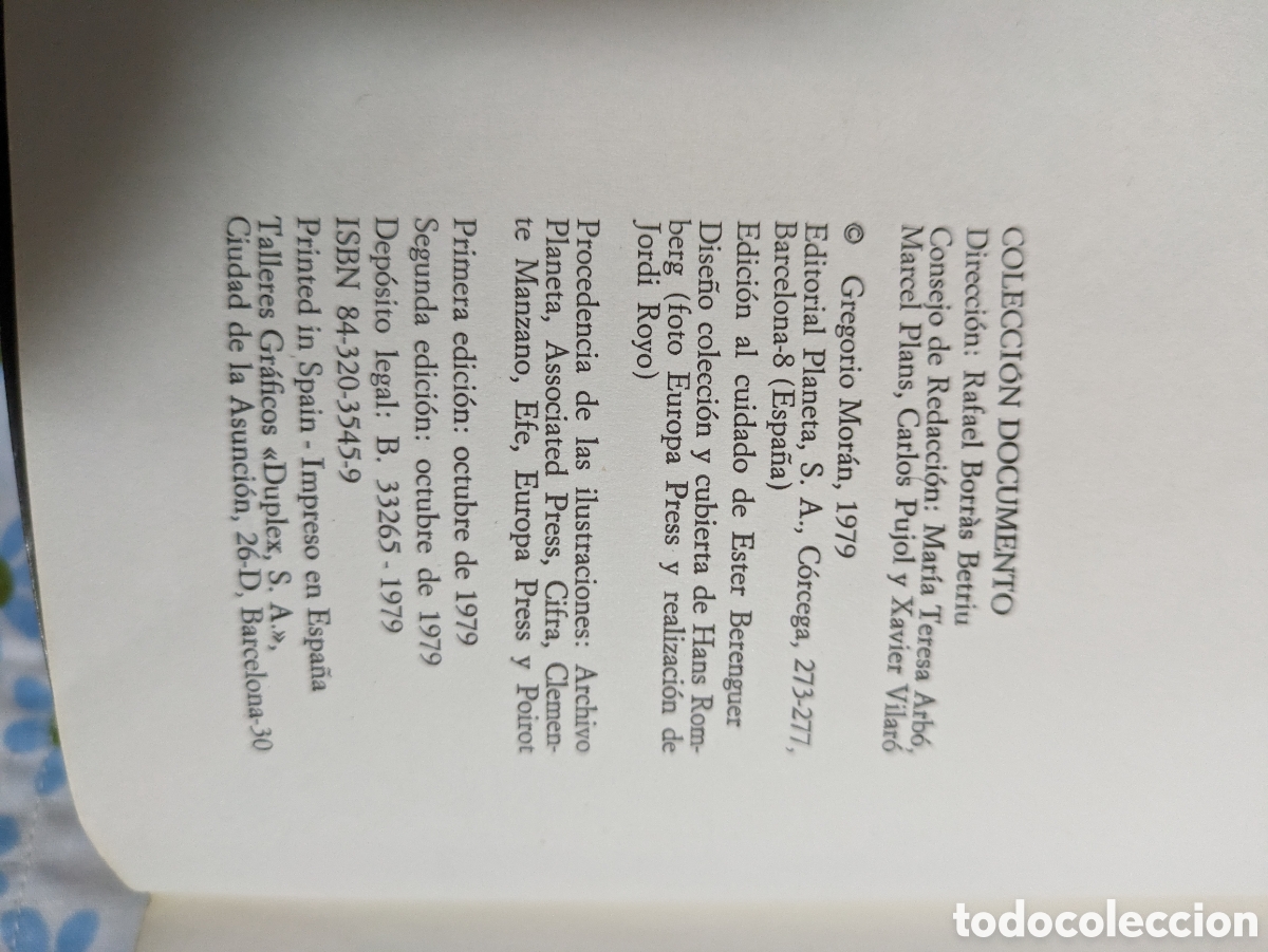 Libros de segunda mano: Adolfo Su&aacute;rez - Gregorio Moran - Planeta - Foto 4