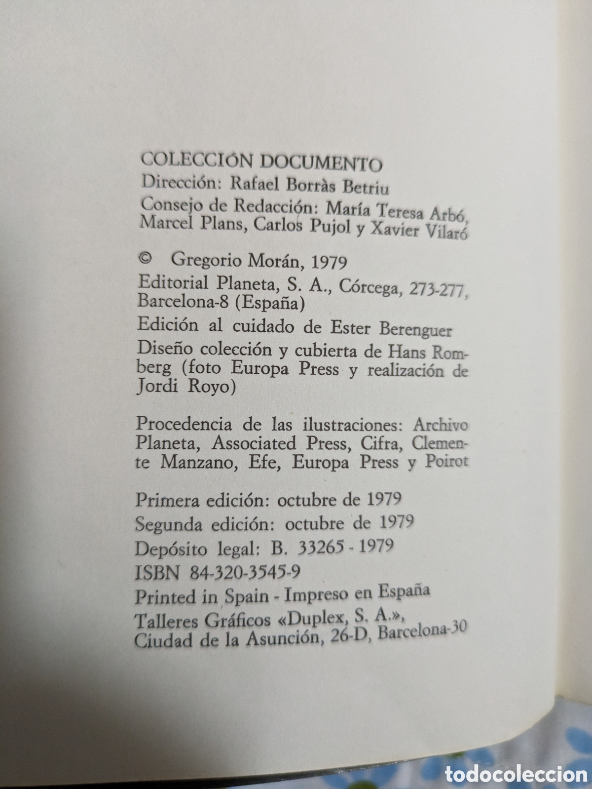 Libros de segunda mano: Adolfo Su&aacute;rez - Gregorio Moran - Planeta - Foto 5