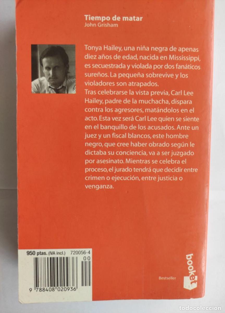 Libros de segunda mano: Tiempo de Matar de John Grisham - Foto 2