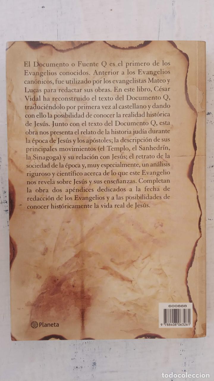 Libros de segunda mano: PLI - C&Eacute;SAR VIDAL - EL DOCUMENTO - PLANETA 2005 - - Foto 3