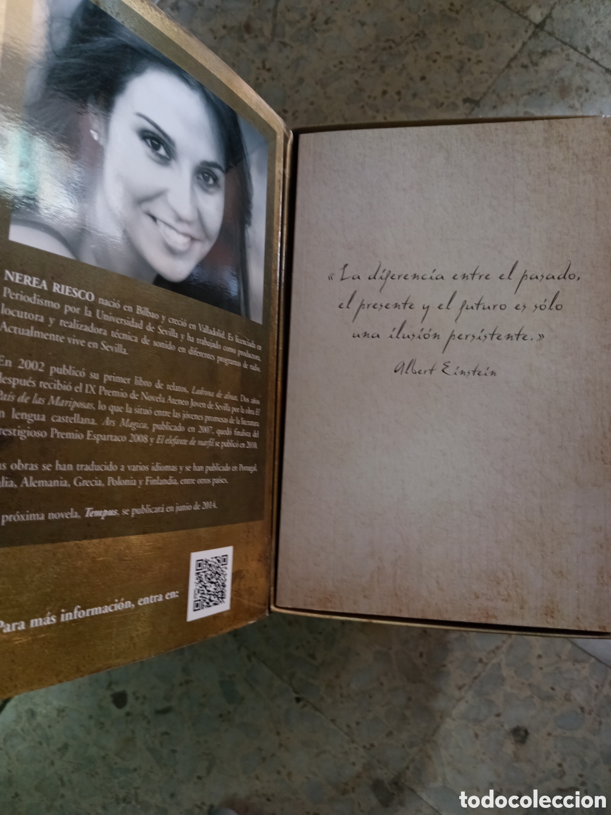 Libros de segunda mano: TEMPUS NEREA RIESCO EDICION COFRE - Foto 2