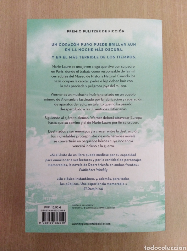 Libros de segunda mano: LA LUZ QUE NO PUEDES VER. Anthony Doerr - Foto 2
