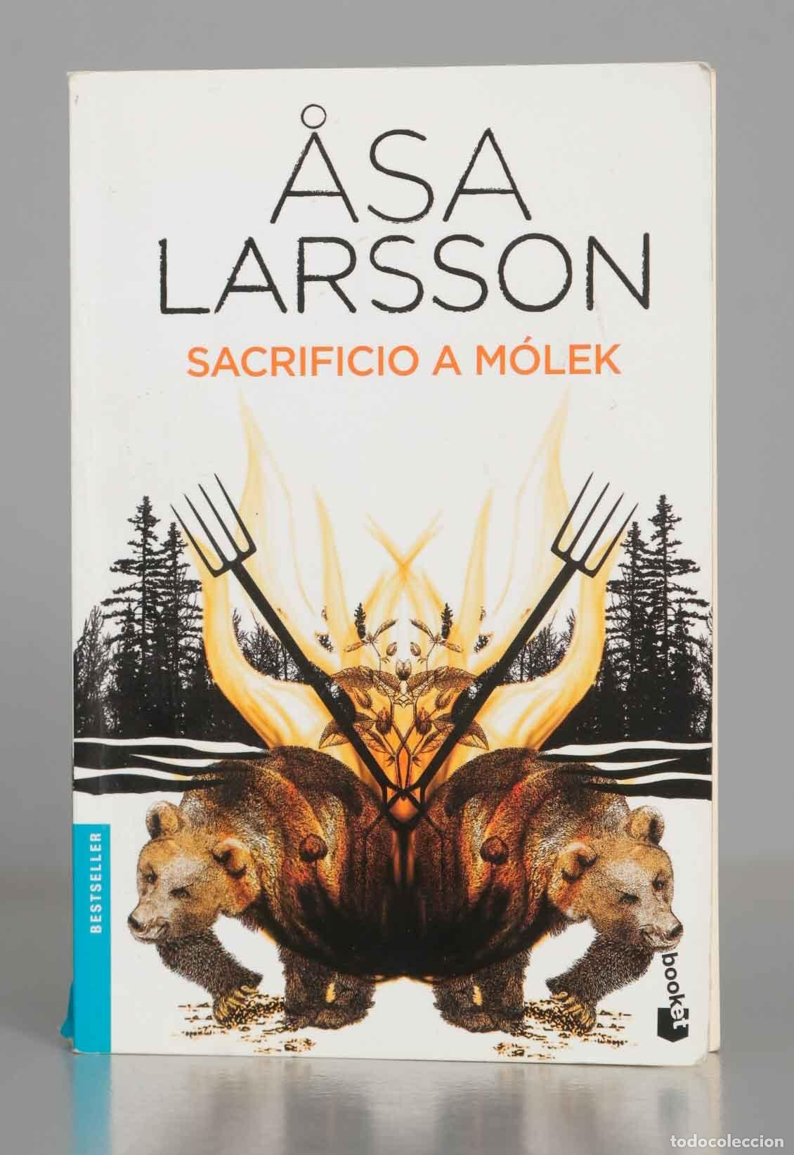 Libros de segunda mano: Sacrificio a M&oacute;lek. &Aring;sa Larsson - Foto 1