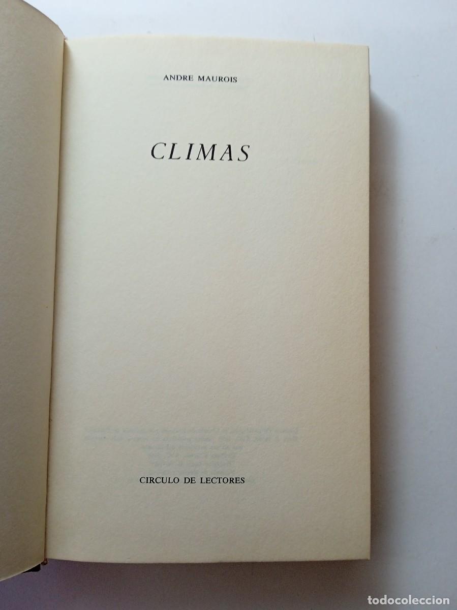 Libros de segunda mano: CLIMAS - ANDRE MAUROIS - Foto 3