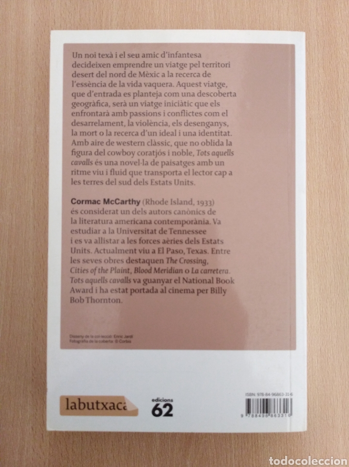 Libros de segunda mano: TOTS AQUELLS CAVALLS. Cormac Mccarthy - Foto 2