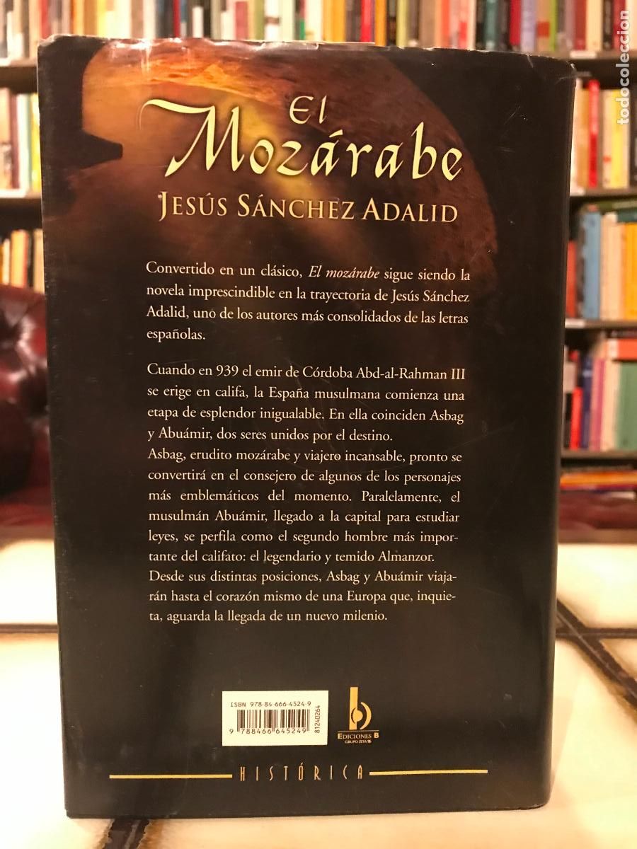 Libros de segunda mano: El Moz&aacute;rabe. Jes&uacute;s S&aacute;nchez Adalid. - Foto 2