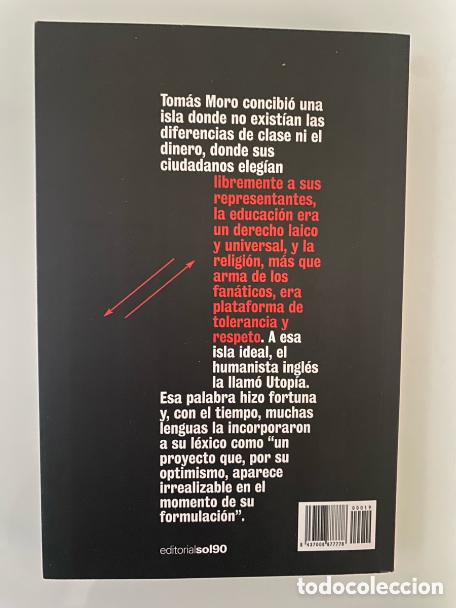 Libros de segunda mano: Utop&iacute;a - MORO, Tomas - Foto 2