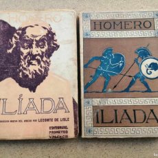 Libros de segunda mano: LA ILIADA (HIMERO) DOS VOLUMENES EDITORIAL PROMETEO