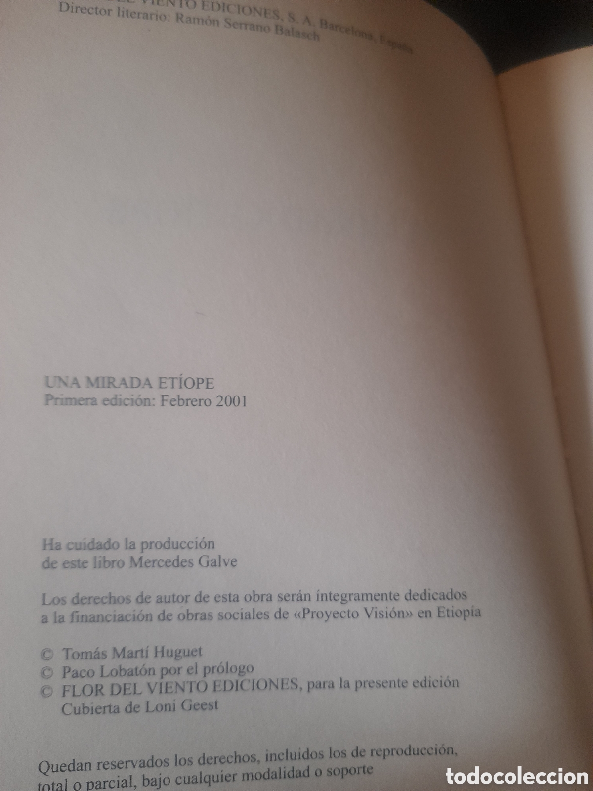 Libros de segunda mano: Libro Una mirada Etiope, primera edici&oacute;n de 2001 - Foto 4